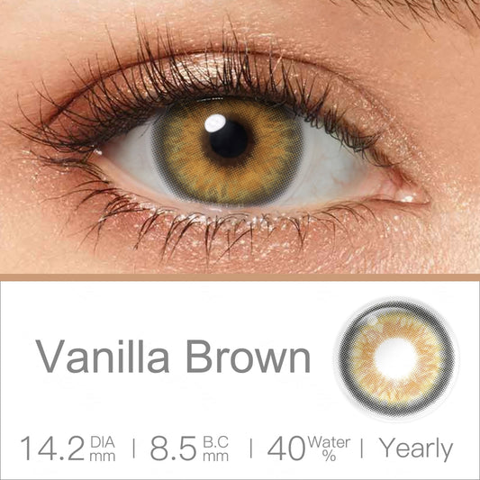 Magister Iris Vanilla Brown Color 14.2mm