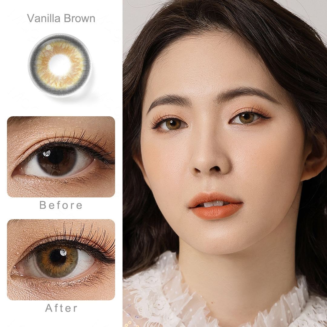 Magister Iris Vanilla Brown Color 14.2mm