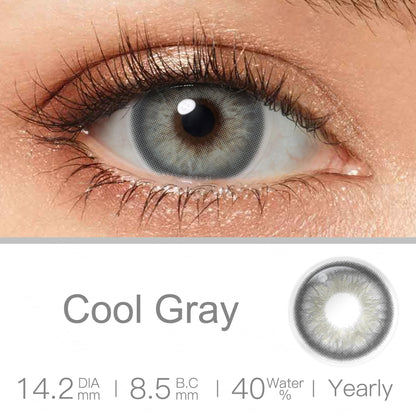 Magister Iris Cool Gray Color 14.2mm FREE Lens Solution