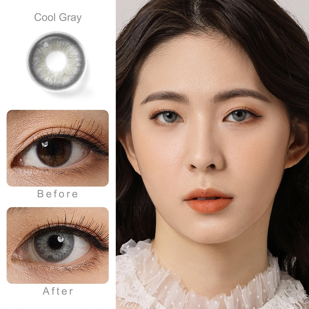 Magister Iris Cool Gray Color 14.2mm FREE Lens Solution