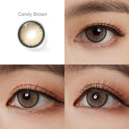 Magister Diamond Candy Brown Color 14.5mm FREE Lens Solution