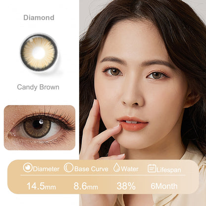 Magister Diamond Candy Brown Color 14.5mm