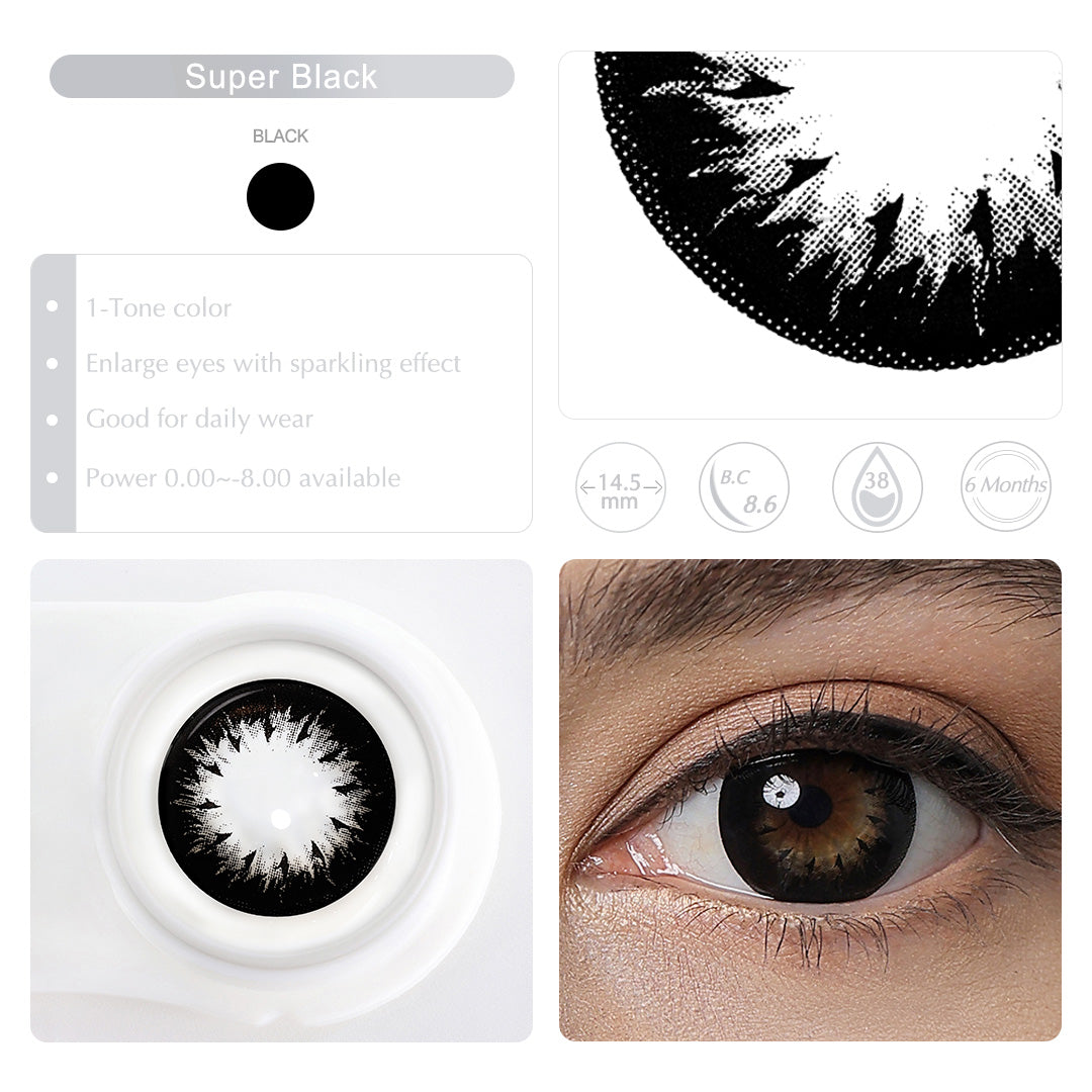 Magister Supersize Super Black Color 14.5mm FREE Lens Solution