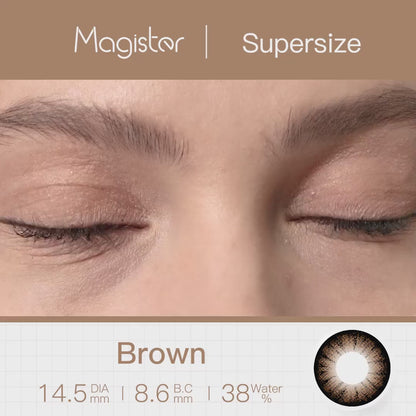 Magister Supersize Brown Color 14.5mm