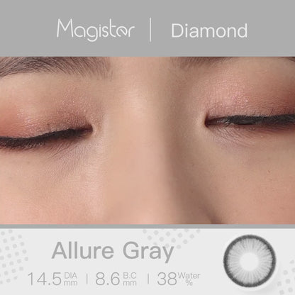 Magister Diamond Allure Gray Color 14.5mm